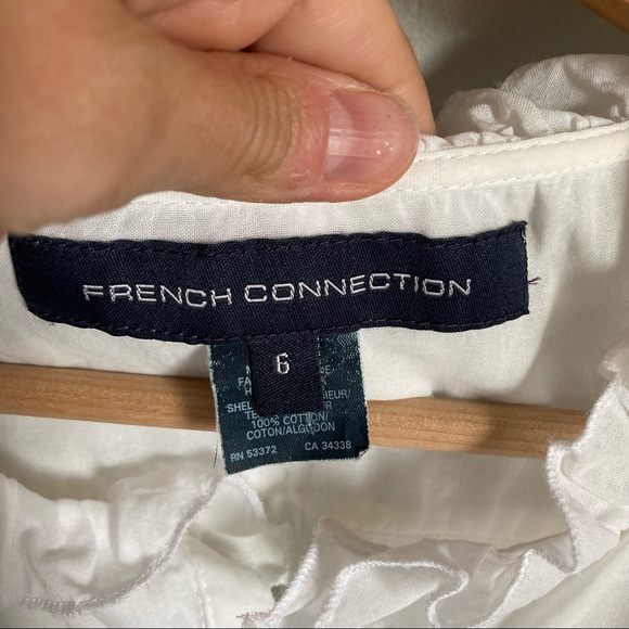 COPY - French Connection White Sleeveless Blouse - Picture 3 of 5